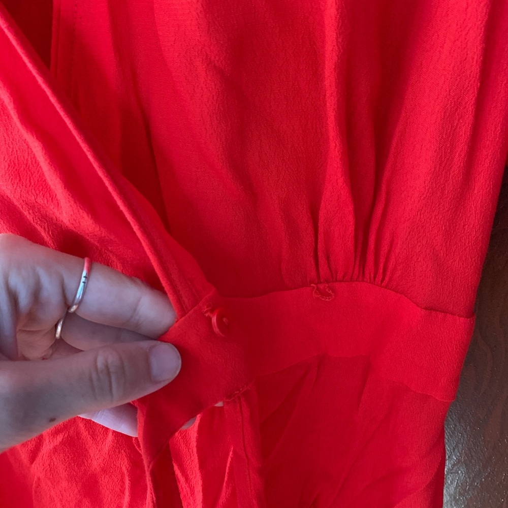 &otherstories Red Wrap Dress